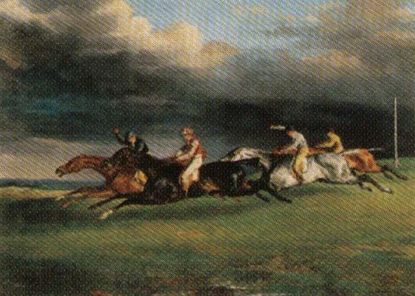 Theodore Gericault Epsom Derby France oil painting art